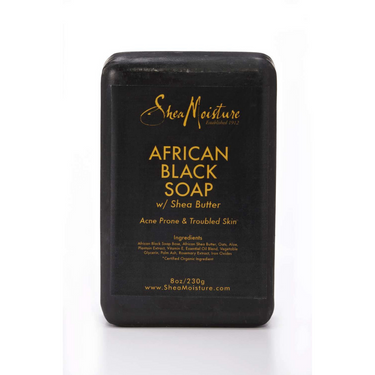 SheaMoisture African Black Soap – 8 oz - ANNS BEAUTY SUPPLY